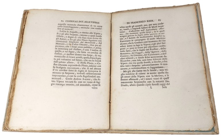 Osservazioni intorno alle vipere...&amp;nbsp;e da lui scritte all'Illustrissimo Lorenzo Magalotti...