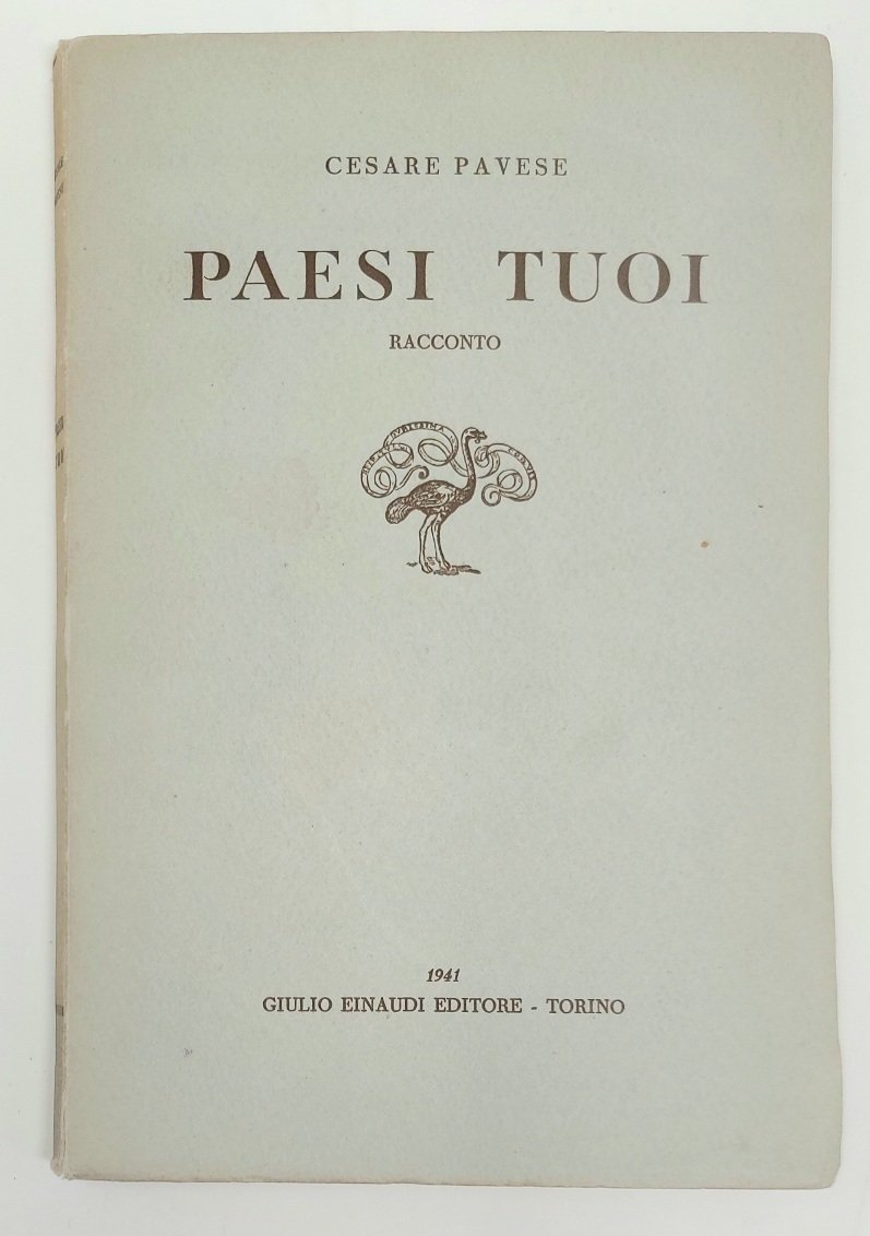Paesi tuoi. Racconto.