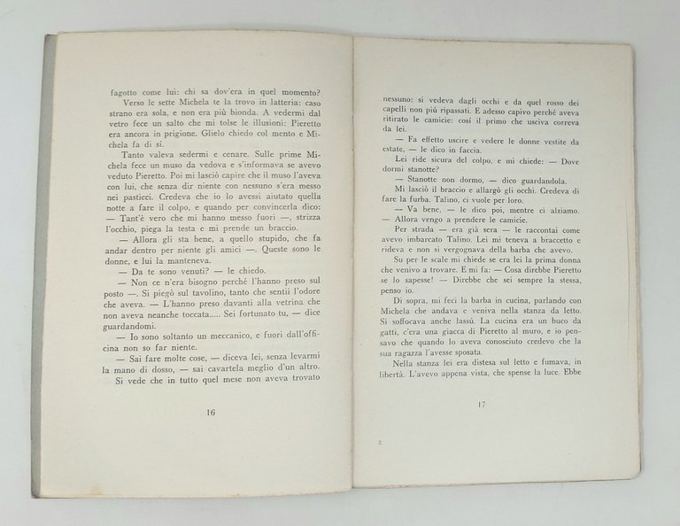 Paesi tuoi. Racconto.