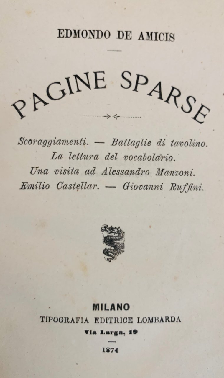Pagine Sparse.