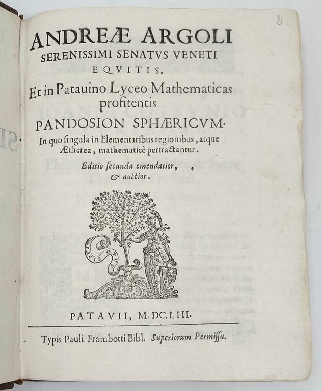 Pandosion sphaericum. In quo singula in elementaribus regionibus, atque aetherea, …