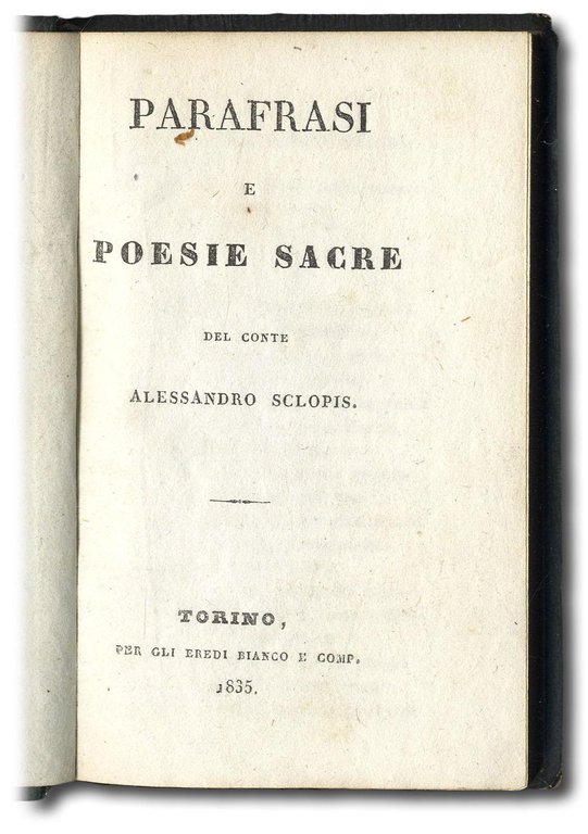 Parafrasi e Poesie sacre.