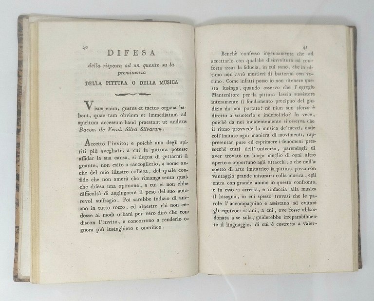 Pensieri sulla Credulità e sulla preminenza tra la Pittura e …