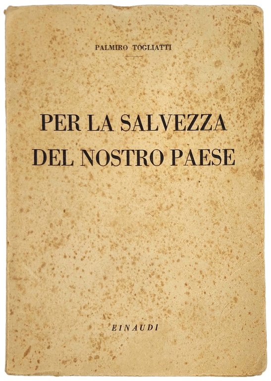 Per la salvezza del nostro Paese. Testimonianze. | Immagine Gallery 2