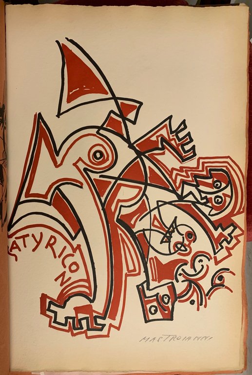 PETRONIUS ARBITER: . SATYRICON.&amp;nbsp;Illustrato da incisioni originali di Umberto Mastroianni.