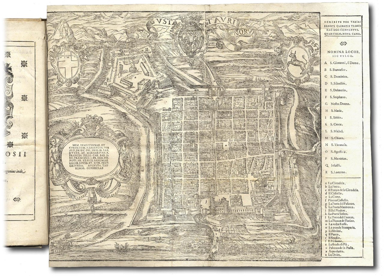 Philiberti Pingonii Sabaudi AUGUSTAE TAURINORUM.