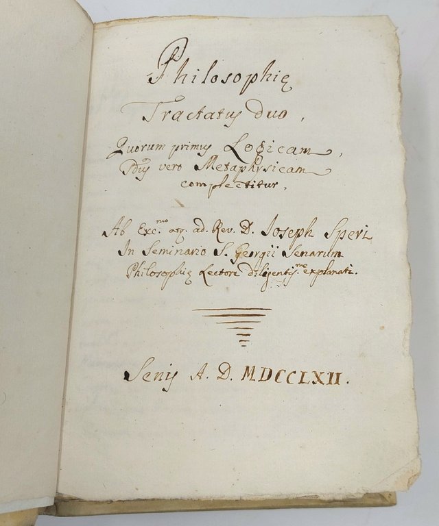 Philosophiae Tractatus duo, quorum primus Logicam, secundus vero Metaphysicam complectitur. …