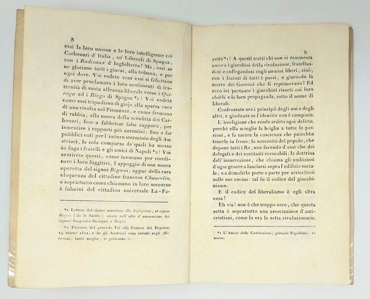 PIANO DEI LIBERALI, tradotto dal francese dedicato alle gentilissime Dame …
