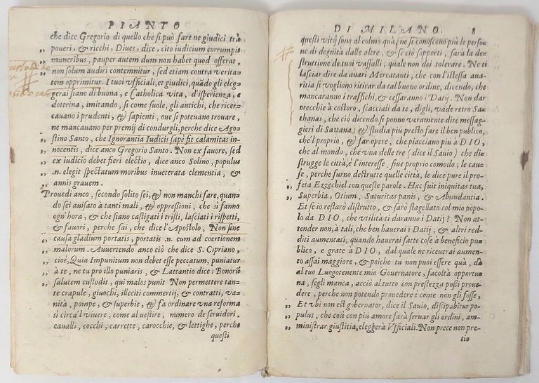 Pianto della citt&amp;agrave; di Milano per la pestilenza dell'anno 1576 …
