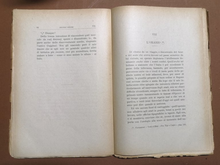 Piccoli Solchi. Reminiscenze di un vecchio tipografo.