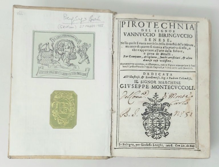 Pirotechnia... nella quale si tratta non solo delle diversit&amp;agrave; delle …