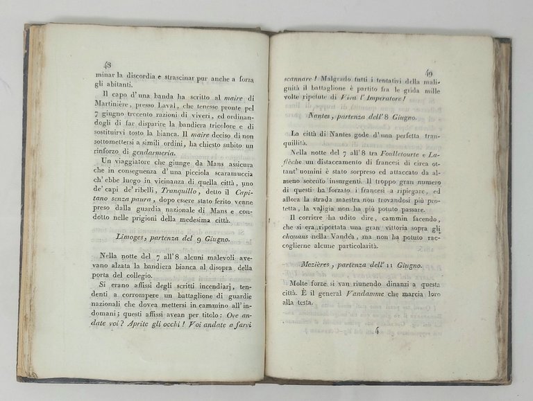 Portafoglio di Bonaparte preso a Charleroi li 18 giugno 1815.