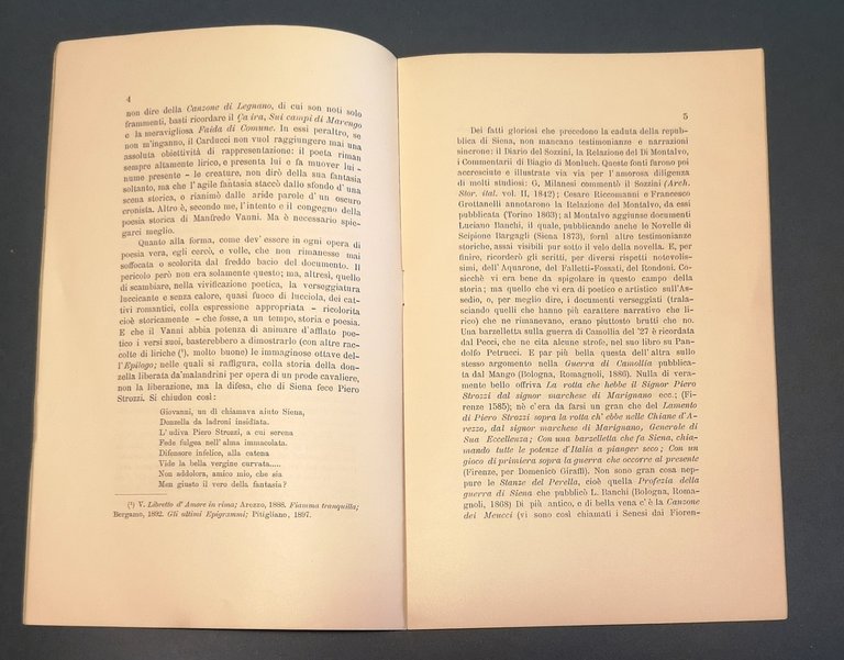 Postille storiche e letterarie al «canto dell' assedio in Siena …