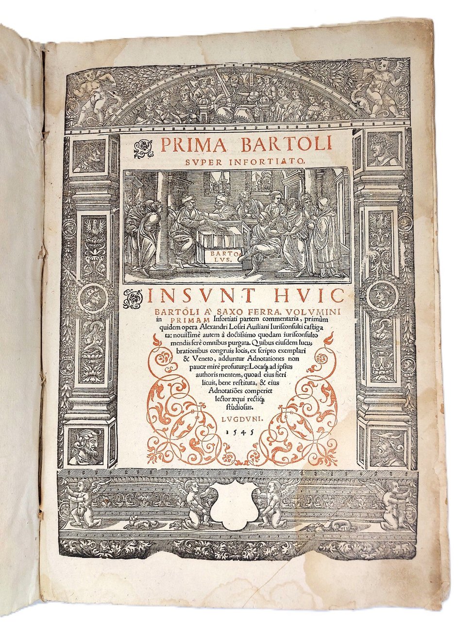 Prima Bartoli super Infortiato. Insunt huic...volumini Primam Infortiati partem commentaria, … | Immagine principale