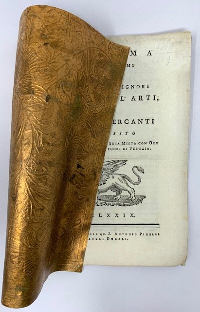 Proclama degl'Illustrissimi ed Eccellentissimi signori Inquisitor all'Arti, e Consoli de' …