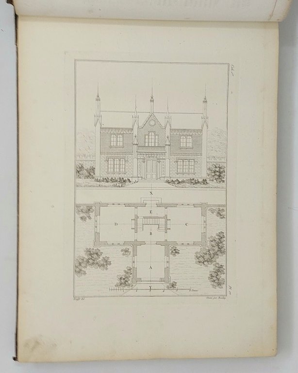Productions de plusieurs architectes fran&amp;ccedil;ais et &amp;eacute;trangers, relatives aux jardins …