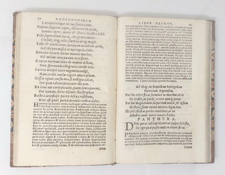 Prosopopoeiae Animalium libri IIII.