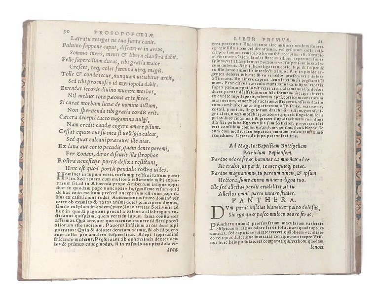 Prosopopoeiae Animalium libri IIII.