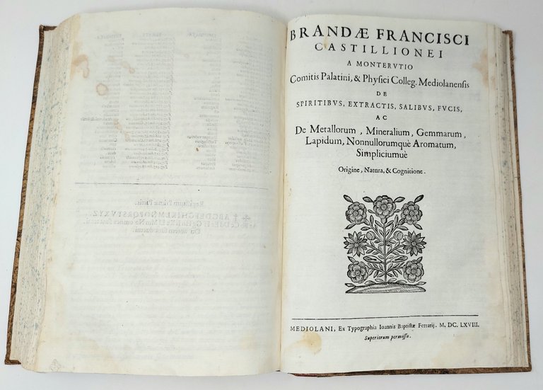Prospectus Pharmaceuticus, sub quo Antidotarium Mediolanense... Opus medicis, medicinae studiosis, …