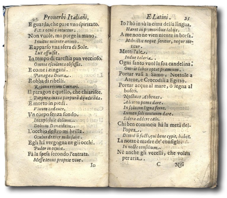 Proverbi italiani, e latini.