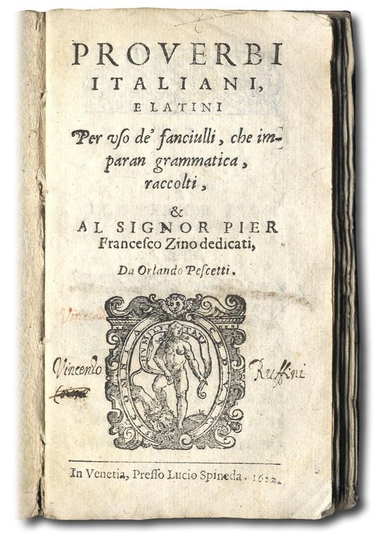 Proverbi italiani, e latini.