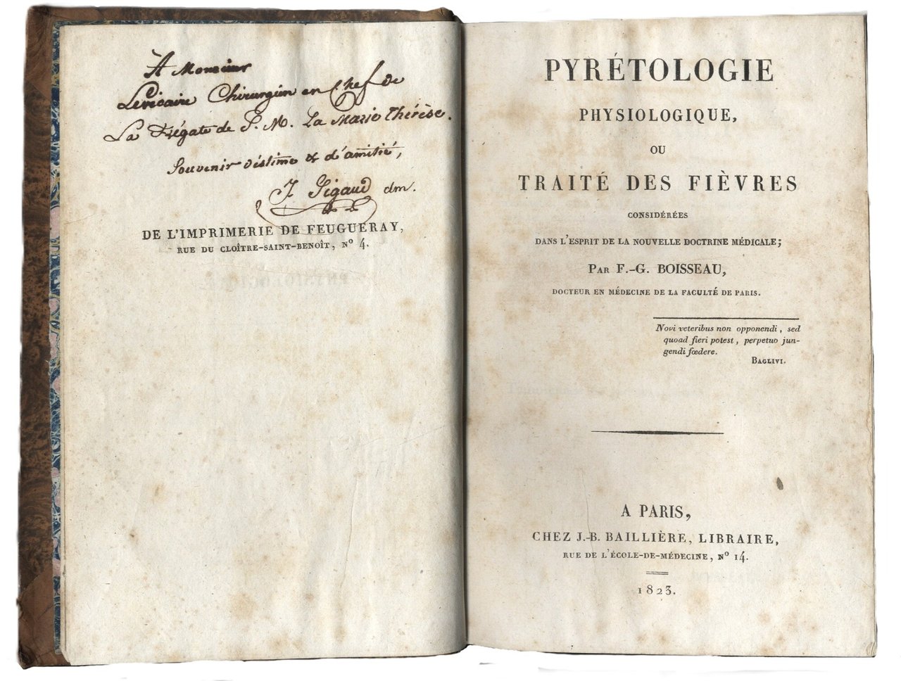 Pyr&amp;eacute;tologie physiologique, ou trait&amp;eacute; des fi&amp;egrave;vres consid&amp;eacute;r&amp;eacute;es dans l&amp;rsquo;esprit de … | Immagine principale