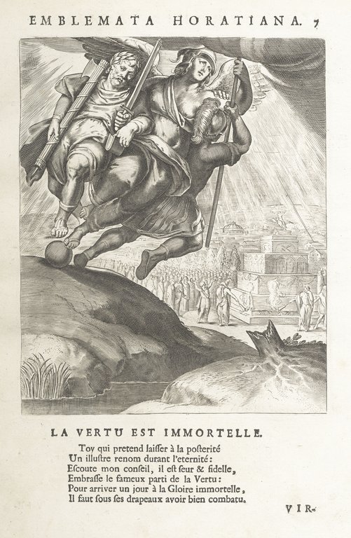 Quinti Horatii Flacci Emblemata, imaginibus in aes incisis, notisque illustrata, …