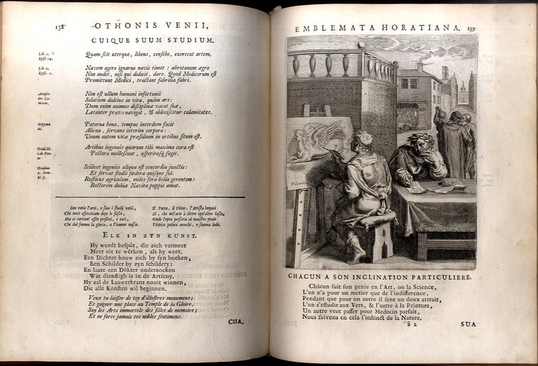Quinti Horatii Flacci Emblemata, imaginibus in aes incisis, notisque illustrata, …