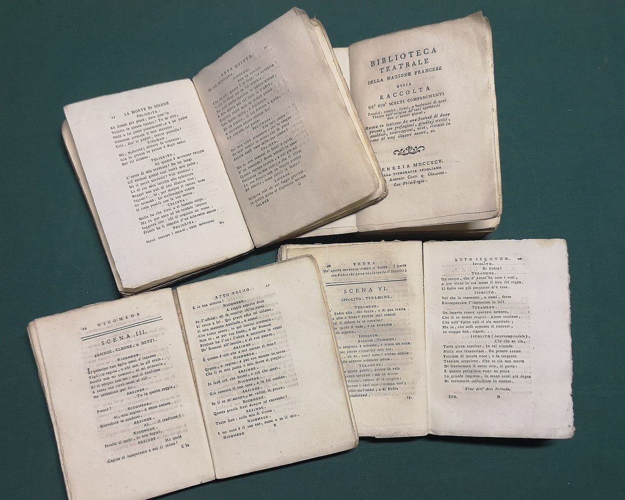 Raccolta de' più scelti componimenti tragici, comici, lirici, e burleschi …