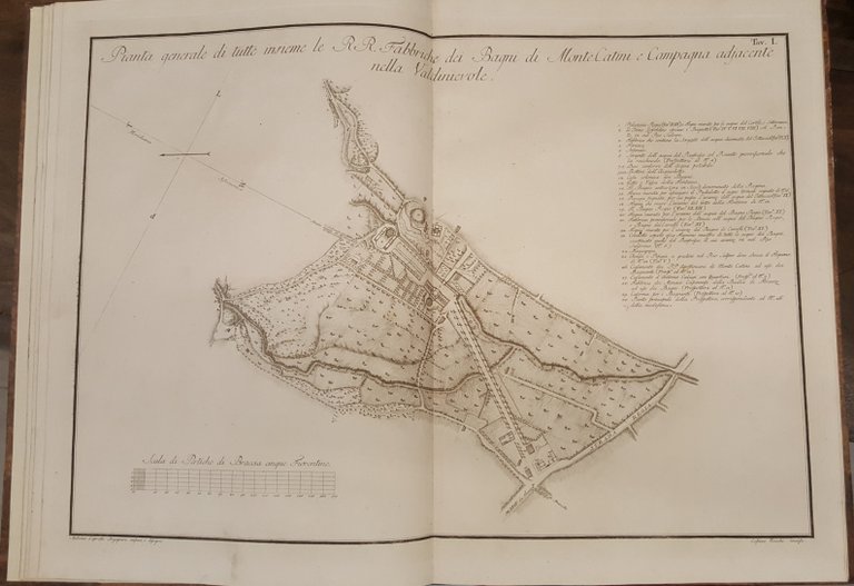 Raccolta dei disegni delle fabbriche regie de' Bagni di Montecatini …