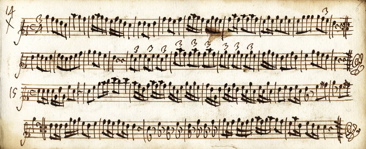 Raccolta di 142 esercizi per strumento o canto (fine XVII …