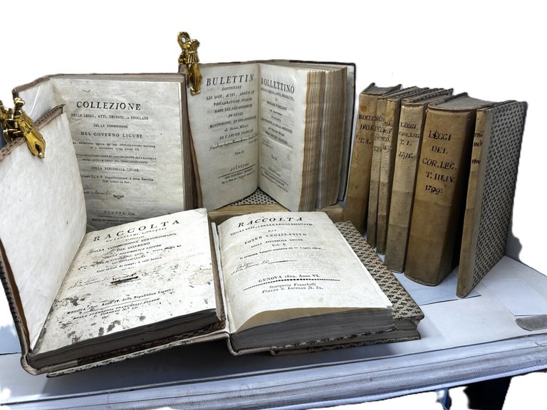 RACCOLTA DI LEGGI DELLA.REPUBBLICA LIGURE, 1797-1805. | Immagine Gallery 2