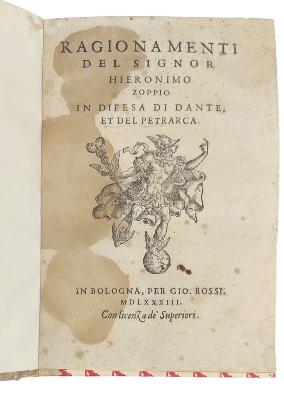 Ragionamenti del signor Hieronimo Zoppio in difesa di Dante, et …