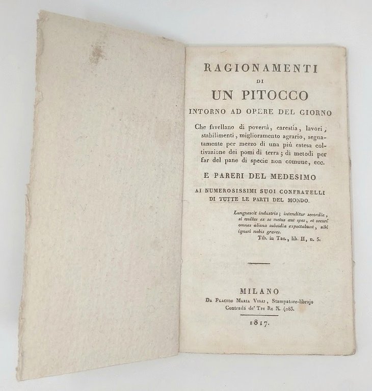 Ragionamenti di un Pitocco intorno ad opere del giorno che … | Immagine Gallery 1