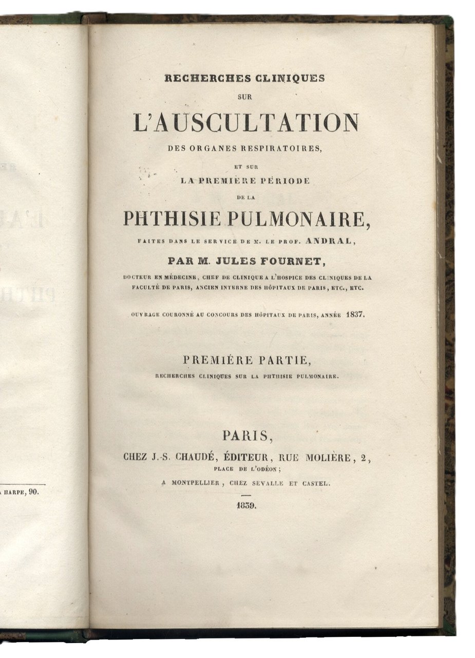 Recherches cliniques sur l&amp;rsquo;auscultation des organes respiratoires et sur la …