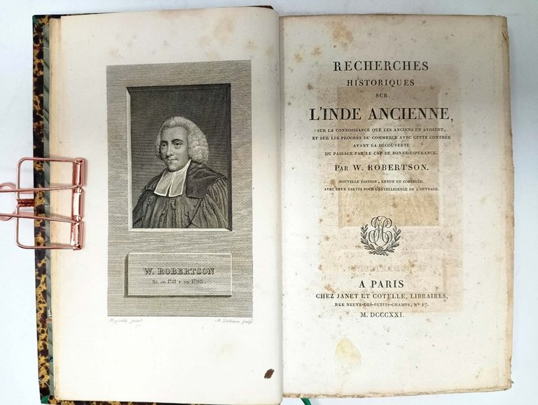 Recherches historiques sur l'Inde ancienne,&amp;nbsp;sur la connoissance que les anciens …