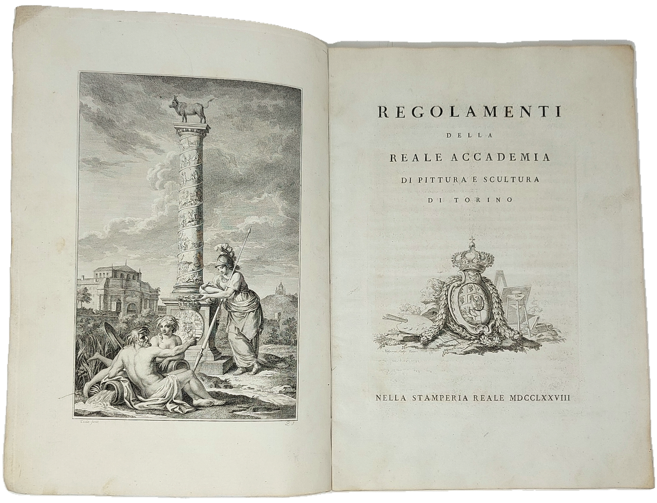 Regolamenti della Reale Accademia di Pittura e Scultura di Torino.&amp;nbsp;(Segue:) …