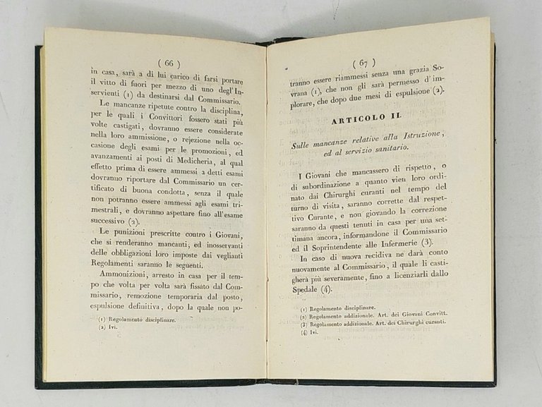 Regolamento per i giovani convittori studenti chirurgia nell'imp e Reale …