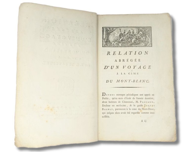 Relation abr&amp;eacute;g&amp;eacute;e d'un voyage &amp;agrave; la cime du Mont-Blanc. En …