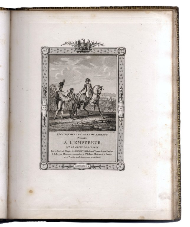 Relation de la bataille de Marengo gagn&amp;eacute;e le vingt-cinq prairial, …