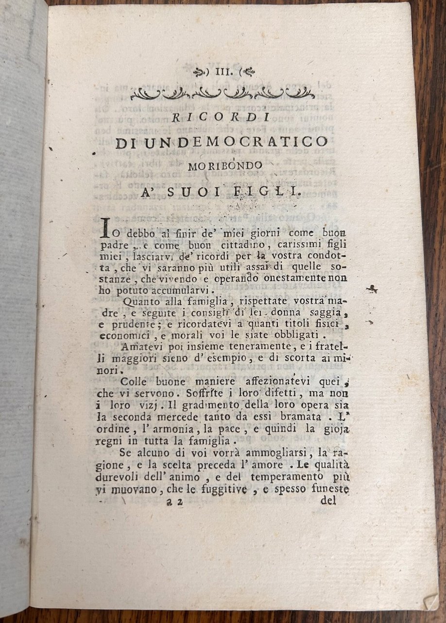 Ricordi e riflessioni morali di un democratico moribondo a' suoi …