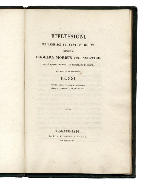 Riflessioni sui varii scritti stati pubblicati intorno al cholera morbus … | Immagine Gallery 2