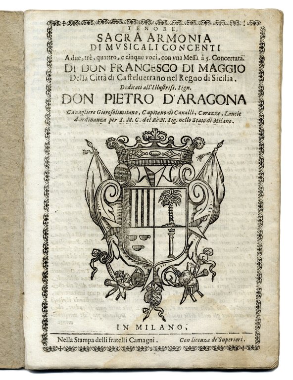 Sacra Armonia di Musicali Concenti a due, tre, quattro e …