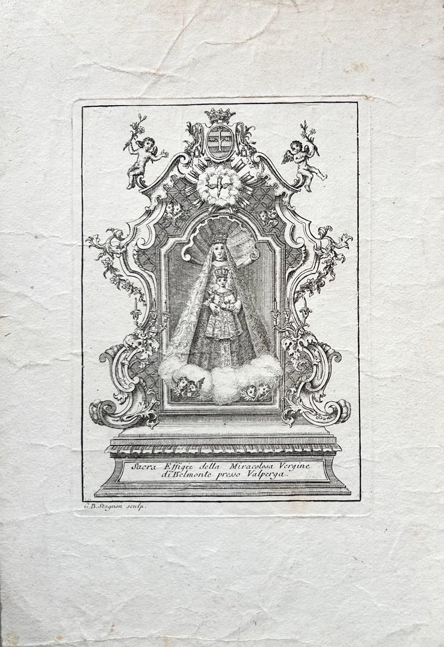 Sacra Effigie della Miracolosa Vergine di Belmonte presso Valperga. | Immagine principale