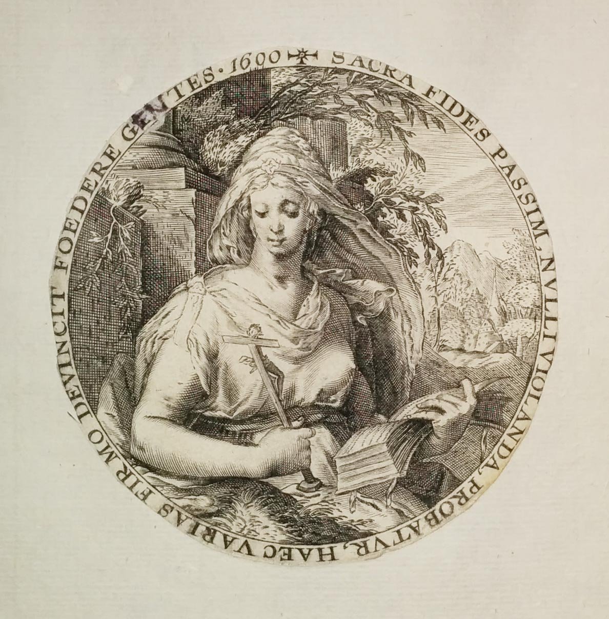 Sacra fides passim, nulliviolanda, probatur, haec varias firmo devincit foedere …