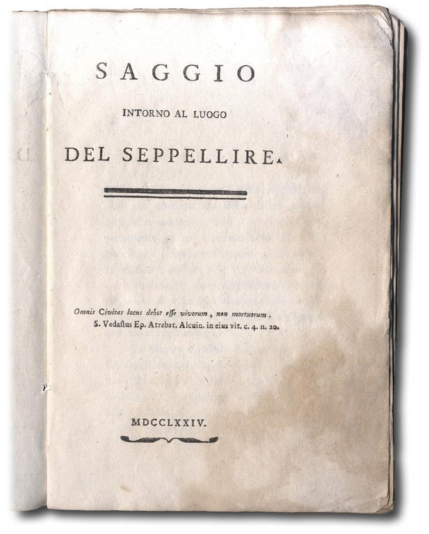 Saggio intorno al luogo del seppellire.