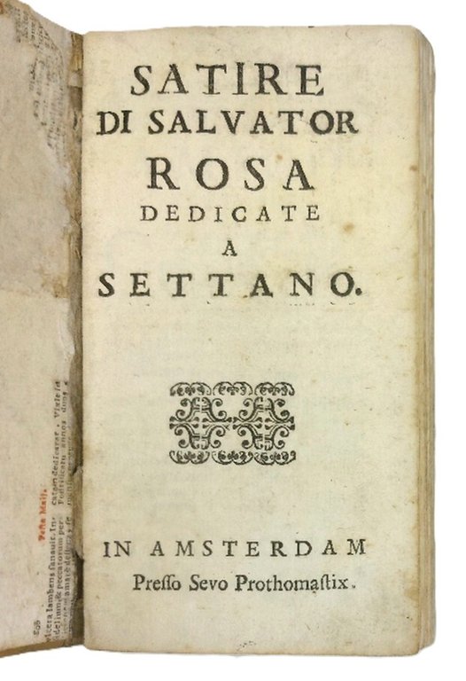 Satire di Salvator Rosa, dedicate a Settano.