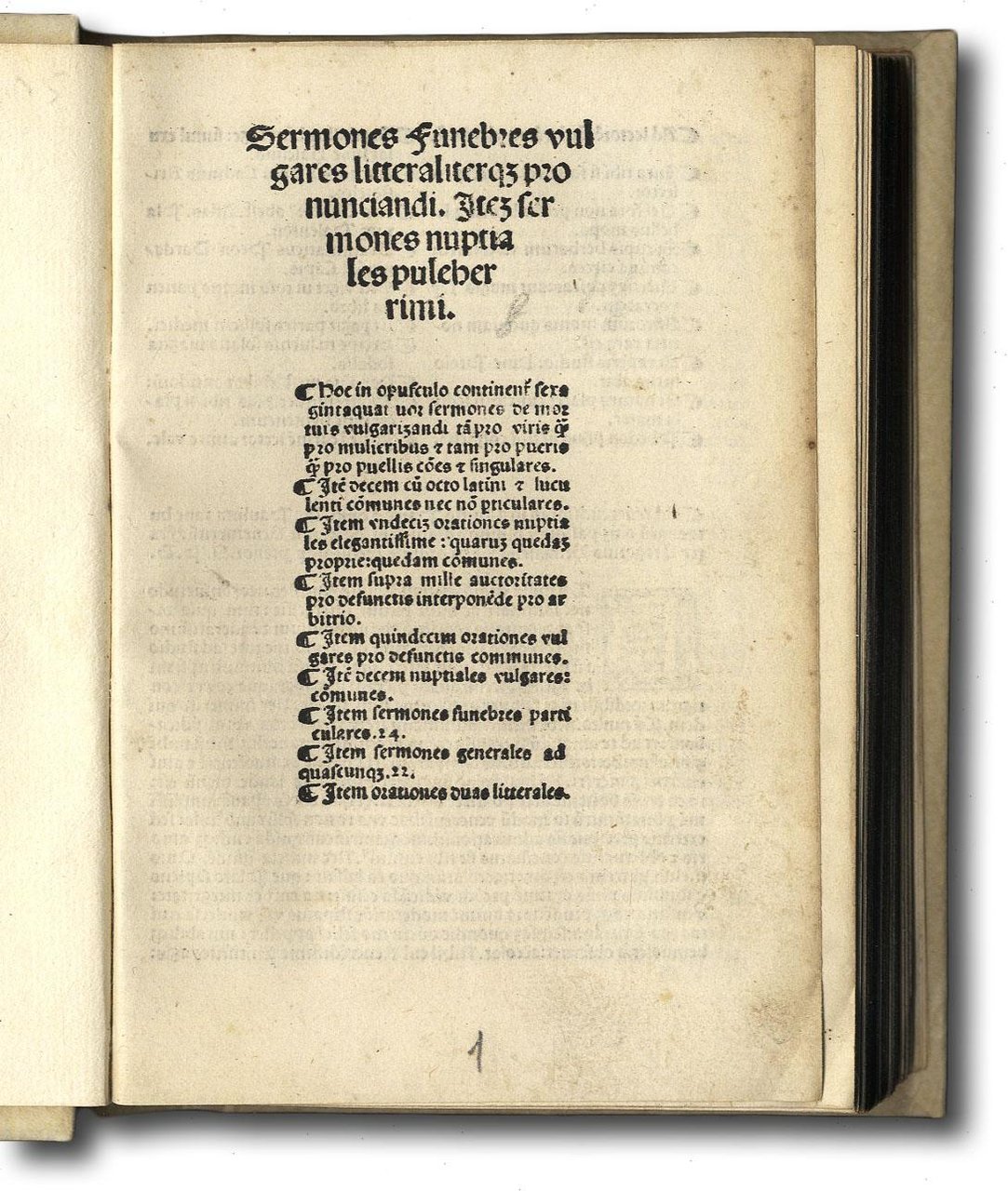 Sermones Funebres vulgares litteraliterqz pronunciandi. Iteque Sermones Nuptiales pulcherrimi.