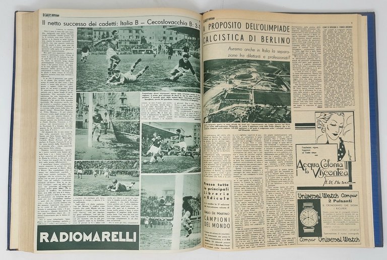 Settimanale sportivo, Anno quinto, 1935, dal n.1 del 2 Gennaio …