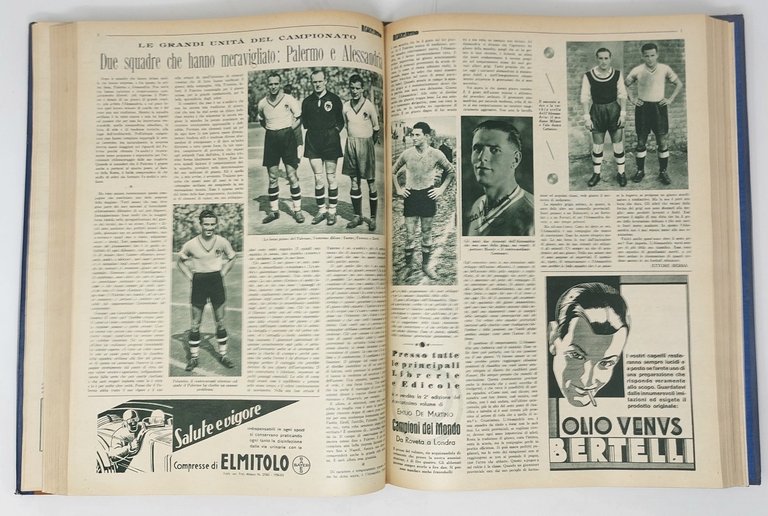 Settimanale sportivo, Anno quinto, 1935, dal n.1 del 2 Gennaio …